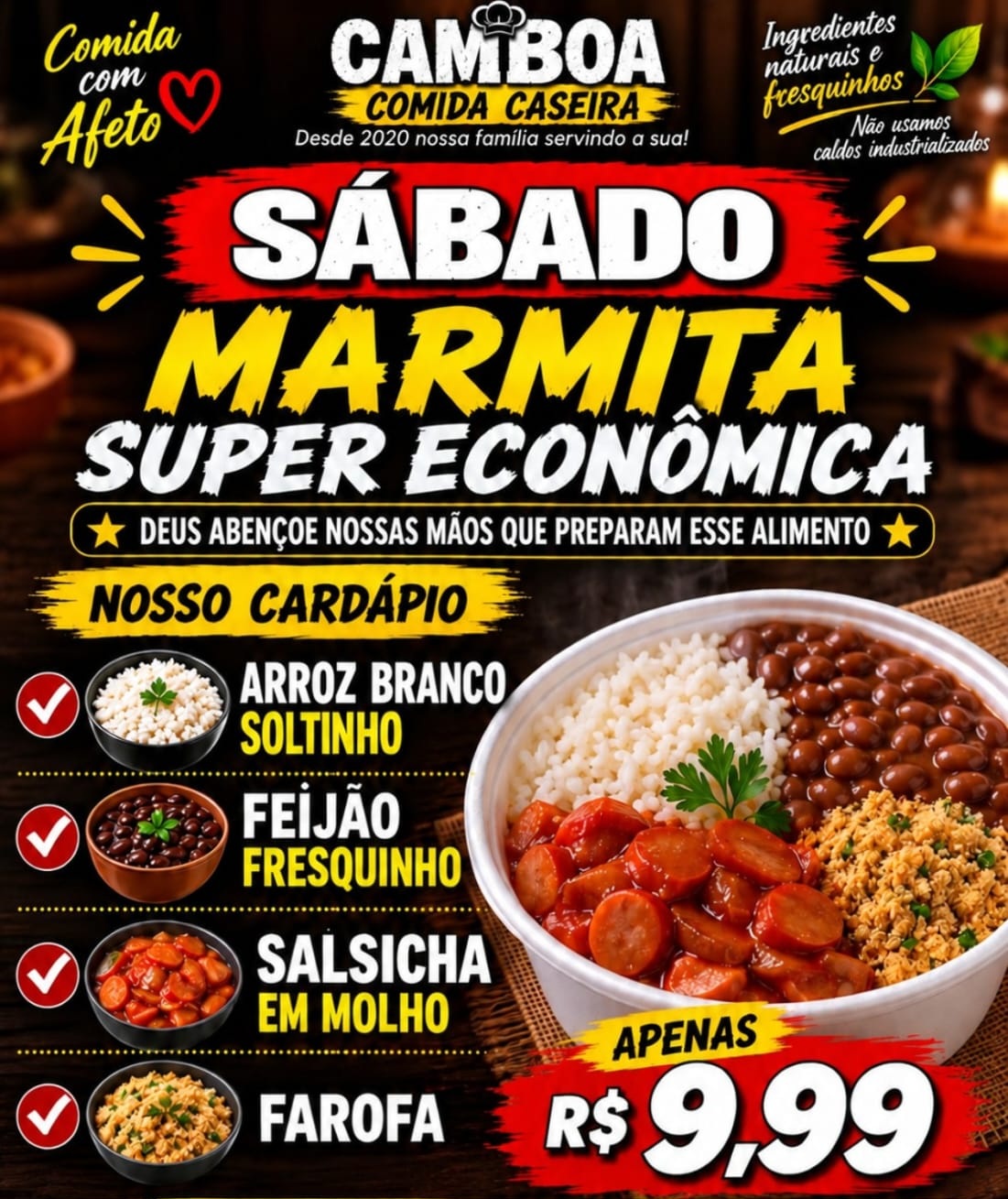 MARMITA Super Econômica